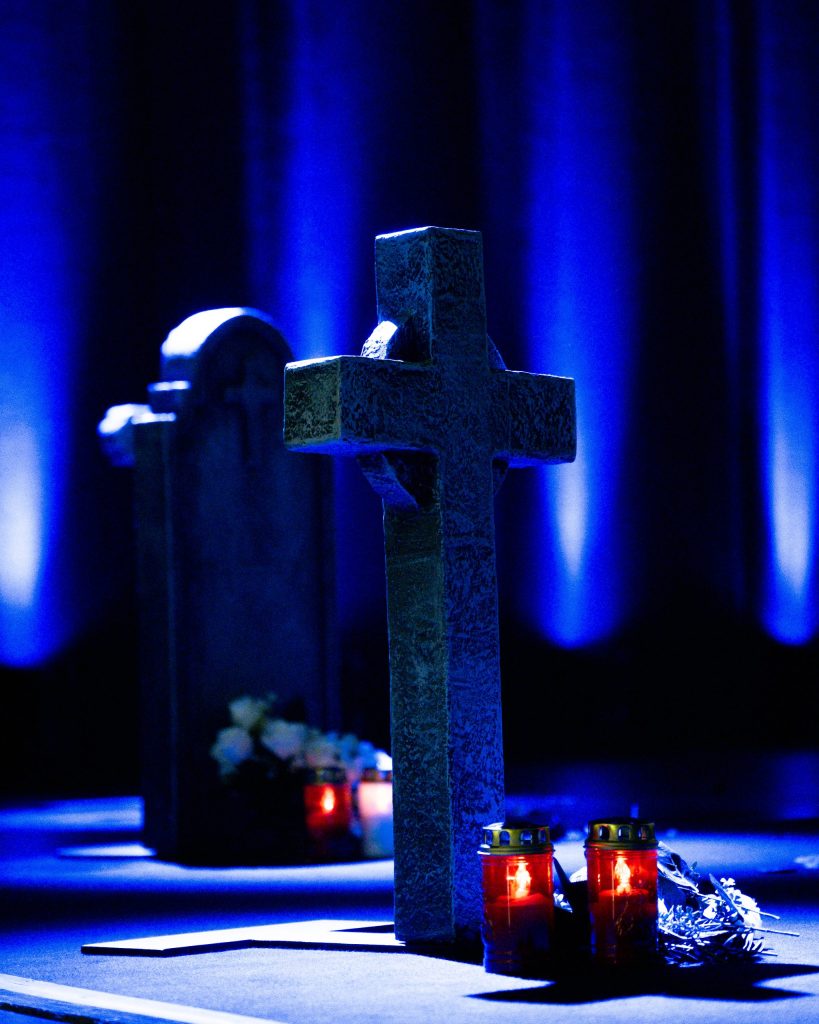 Pormenor do espetáculo de António Raminhos no Hu'morde-me, no Quartel das Artes, em Oliveira do Bairro, Aveiro, em 2025. Fotografia de A Patricia das Fotos, XPECTRUM.